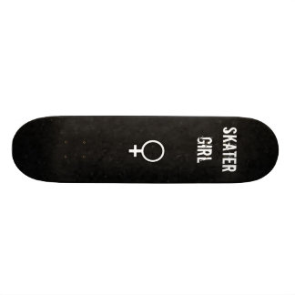 Zwarte achtergrond, Vrouw symbool, Skater, meisje Skateboard