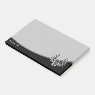 Zwarte adelaar met twee hoofden post-it® notes