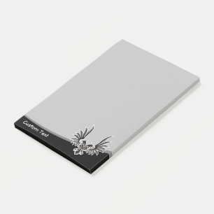 Zwarte adelaar met twee hoofden post-it® notes
