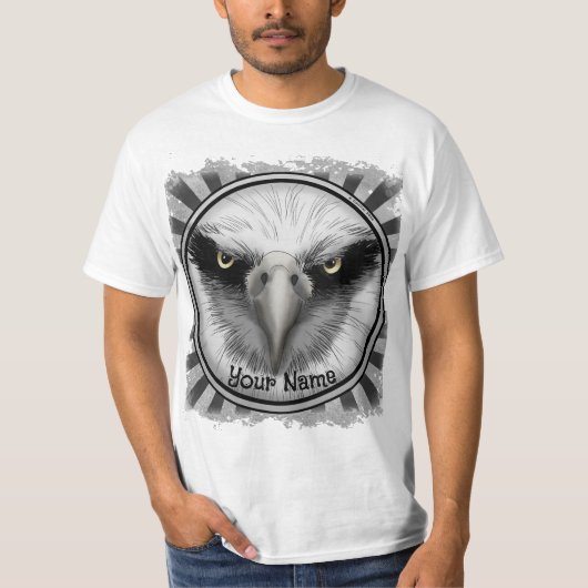 Zwarte Adelaar T-shirt (Voorkant)
