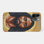 Zwarte Afrikaanse Jezus Christus Religieuze Kunst Case-Mate iPhone Case (Achterkant (horizontaal))