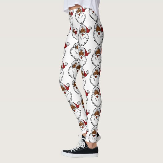 zwarte afrikaanse kerstman leggings (Links)