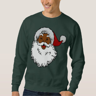 zwarte afrikaanse kerstman trui