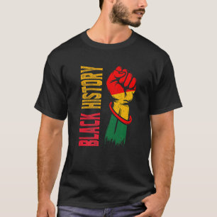 Zwarte Afro-Amerikaanse geschiedenis 2022 BHM Afro T-shirt