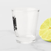 Zwarte Albanese adelaar geschoten glas (Rechts)