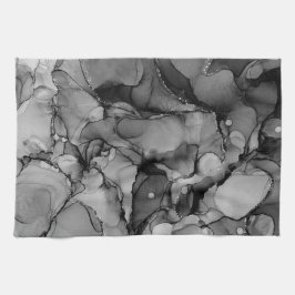 Zwarte alcoholinkt theedoek