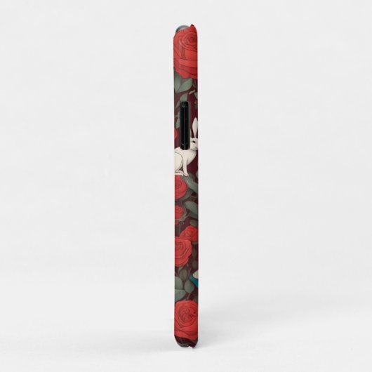 Zwarte Alice in Wonderland Case-Mate iPhone Case (Achterkant/rechts)