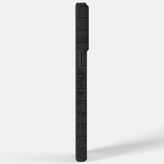 Zwarte alligator textuur afdrukken Case-Mate iPhone case (Achterkant / Rechts)