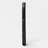 Zwarte Alligatorleer Case-Mate iPhone Case (Achterkant/links)