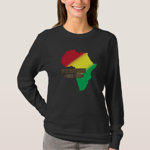 Zwarte Amerikaanse Geschiedenis Juni Vrijish 1865 T-shirt