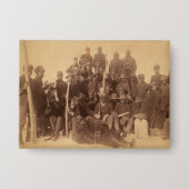 Zwarte Amerikaanse Gevechtscavalerie: Buffalo Warr Button (Voorkant)