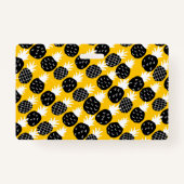 Zwarte anananas badge (Achterkant)