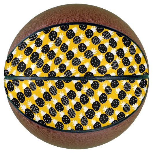 Zwarte anananas basketbal (Voorkant)