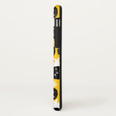 Zwarte anananas Case-Mate iPhone case (Achterkant/links)