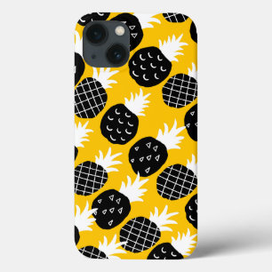 Zwarte anananas iPhone 13 hoesje
