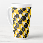 Zwarte anananas latte mok (Linkerhoek)