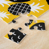 Zwarte anananas legpuzzel (Zijkant)