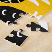 Zwarte anananas legpuzzel (Zijkant)