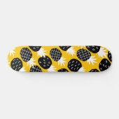 Zwarte anananas skateboard (Horizontaal)