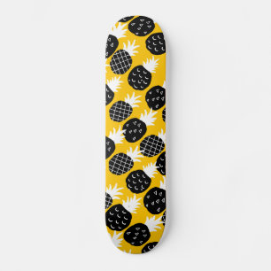 Zwarte anananas skateboard
