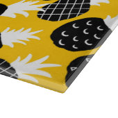 Zwarte anananas snijplank (Hoek)