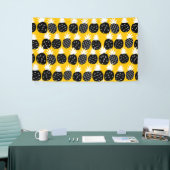 Zwarte anananas spandoek (Beurs)