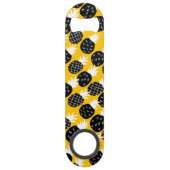 Zwarte anananas speed flessenopener (Achterkant)