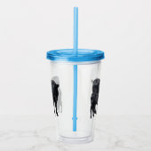 Zwarte Angus-Koe & Cute Calf Acryl Drinkbeker (Rechts)