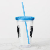 Zwarte Angus-Koe & Cute Calf Acryl Drinkbeker (Links)