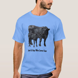 Zwarte Angus-Koe & Cute Calf T-shirt