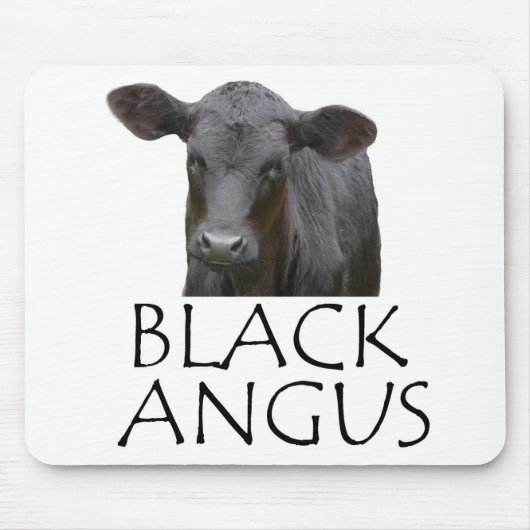 Zwarte Angus Muismat (Voorkant)