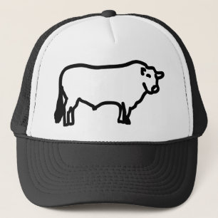 zwarte angus trucker pet