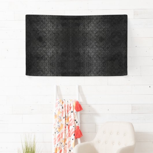 zwarte Antiek achtergrond Youtube selfies Spandoek (Insitu)