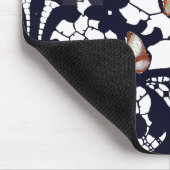 ZWARTE ANTIEK LACE PATROON BUTTERFLY MUISMAT (Hoek)
