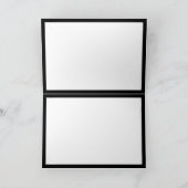 Zwarte asfalt notitiekaartje (Binnen)