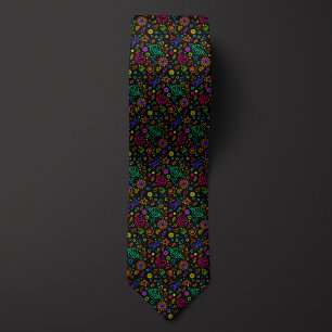 Zwarte Astronomie Sterren en Planeten Stropdas