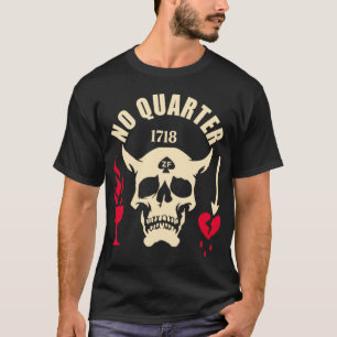 Zwarte baard nr. kwart 1718 t-shirt