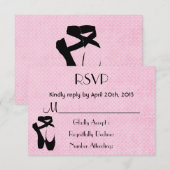Zwarte balletschoenen en pointe RSVP (Voorkant / Achterkant)