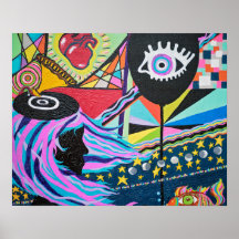 Zwarte ballonafdrukken