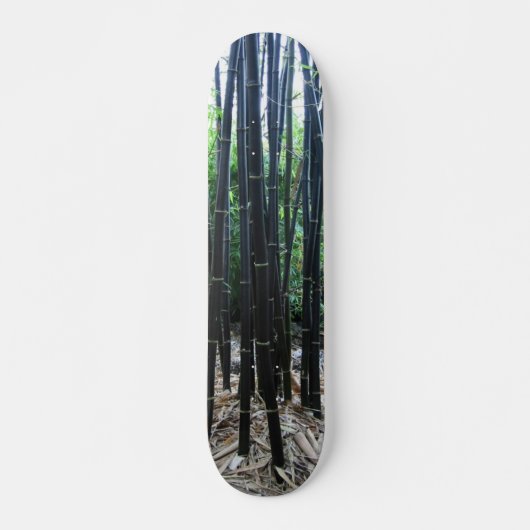 zwarte bamboe - Gepersonaliseerd Skateboard (Voorkant)