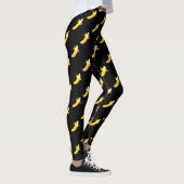 Zwarte banaanLeggings Leggings (Rechts)