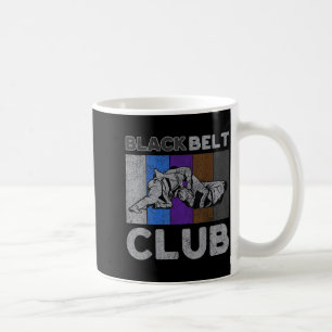 Zwarte Band Club Vintage BJJ Braziliaans Jiu Jitsu Koffiemok
