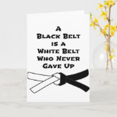 Zwarte band kaart (Gele Bloem)