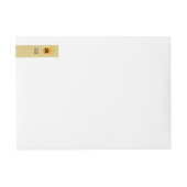 Zwarte banner Golden Honey Jar - veiligheidslabel (Voorkant)