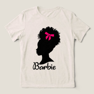Zwarte Barbie Tri-Blend Shirt