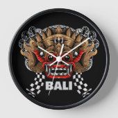 Zwarte Barong Bali: Timeless Tradition Wall klok (Voorkant)