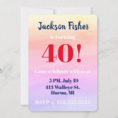 Zwarte bas in de Zuid-Birthday Kaart (Achterkant)