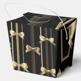 Zwarte basis geschenkdoos bedankdoosjes