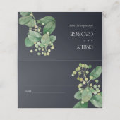 ZWARTE BEELDFOLIAGE WATERVERF GROENERY FLORAL (Buitenkant ongevouwen)