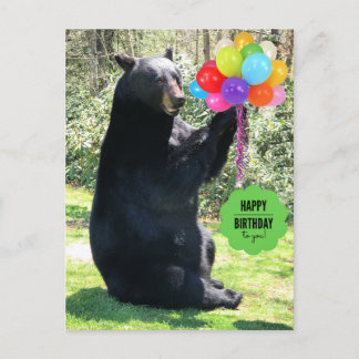Zwarte Beer - "Cubby - Gefeliciteerd verjaardag!" Briefkaart